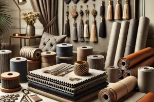 Unsere Spezialität sind stilvolle und hochwertige Accessoires, die jedes Möbelstück bereichern. Entdecken Sie eine vielfältige Auswahl an edlen Stoffen, luxuriösem Leder und weiteren Möbelzubehörteilen. Wir bieten eine breite Palette an Materialien und Designs, die perfekt auf Ihre Wünsche und die Ästhetik Ihres Zuhauses abgestimmt sind. Verleihen Sie jedem Raum eine persönliche Note und verschönern Sie Ihre Möbel mit unseren exklusiven Accessoires.